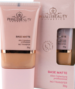 Base Matte Alta Cobertura 30g - Cor 6 - PhálleBeauty