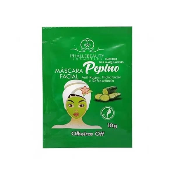 Máscara Facial Peel Off Pepino - Phállebeauty - PH0017