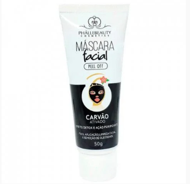 Máscara Facial Carvão Ativado Peel Off - PH0051 - Phállebeauty